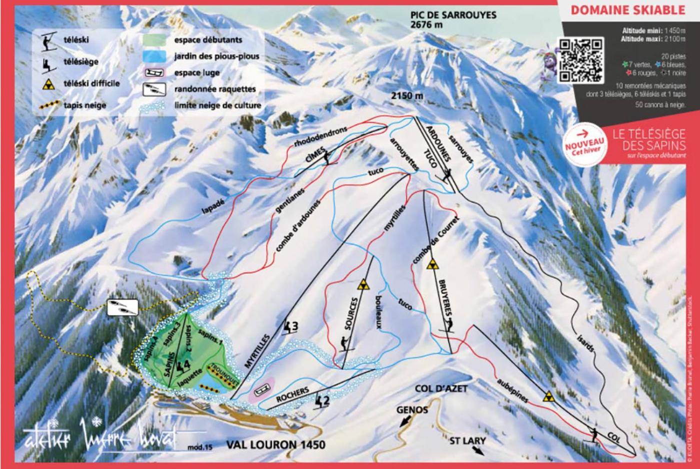 Residence Les Gourgs Blancs - 80M Des Pistes Genos Bagian luar foto